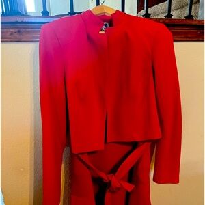 Elegant Red Women's Jacket